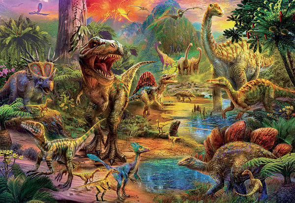 Educa Puzzles - 1000 Land Of Dinosaurs - Suitable for 3 years and above