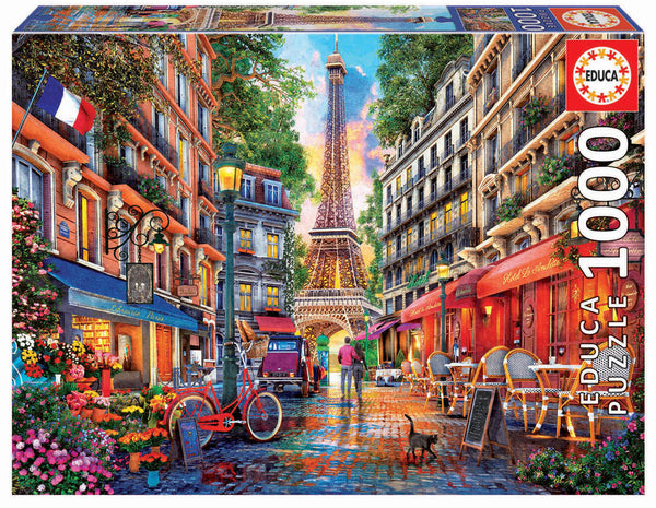Educa Puzzles - 1000 Paris, Dominic Davison - Suitable for 3 years and above