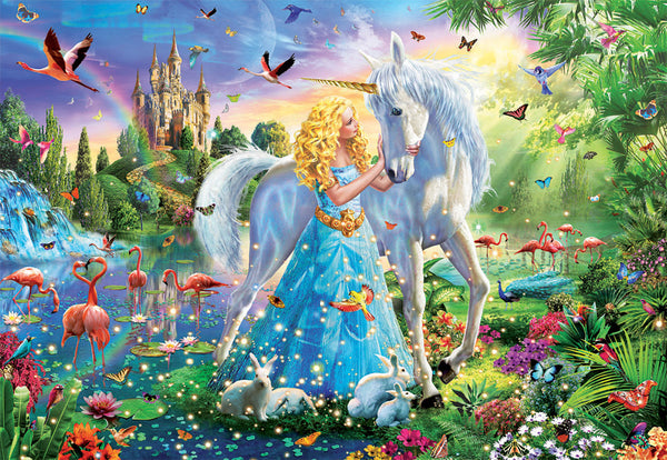 Educa Puzzles - 1000 The Princess And The Unicorn - Suitable for 3 years and above