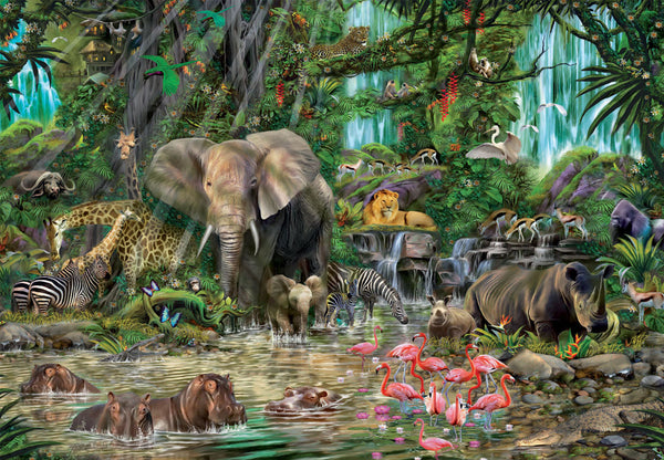Educa Puzzles - 2000 African Jungle - Suitable for 3 years and above