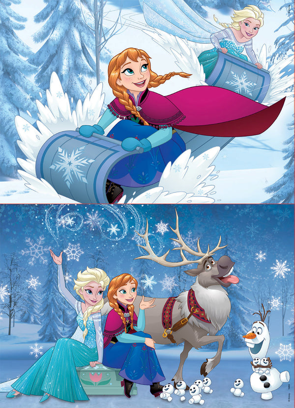 Educa Puzzles - 2X50 Frozen - Suitable for 3 years and above
