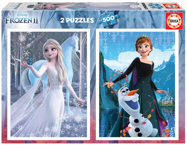 Educa Puzzles - 2X500 Frozen - Suitable for 3 years and above