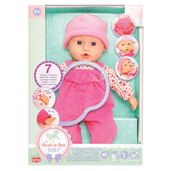 Electronic Doll 38cm - Pink