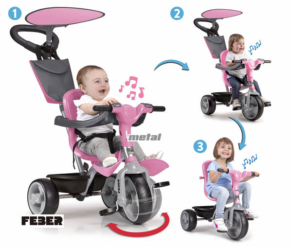 Feber Trike Baby Plus Music Pink C20