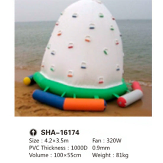 GOLD Inflatable Water Playground Climbing Enguld Ball Boat Equipment