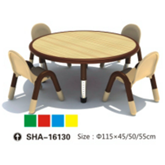 Gold Outdoor Round Table Chair Set