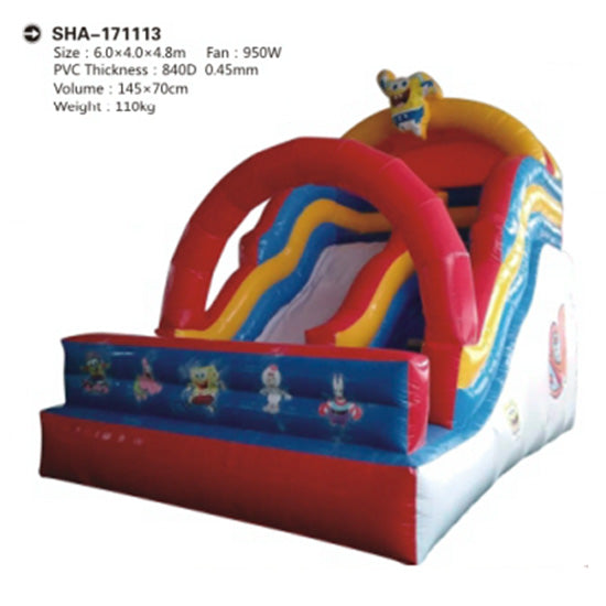 Gold Outdoor-Inflatable Slide