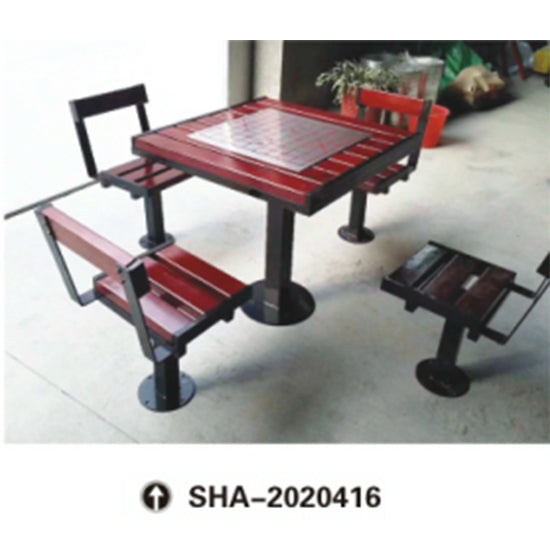 Outdoor Table and Bench- Model 4