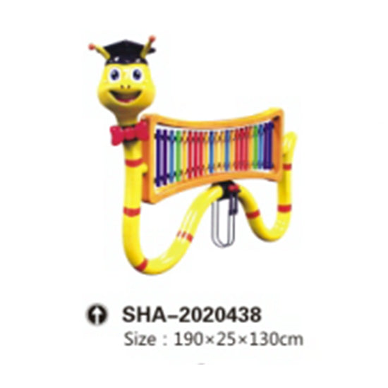 GOLD Playground Musical Instrument-Yellow Bee Percussion Instrument.
