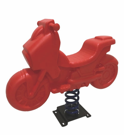 GOLD Red Outdoor playground -  Bike Spring seesaw
