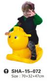 Yellow Outdoor playground - Chicken rocking toy