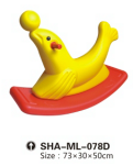 GOLD Yellow Outdoor playground - Seal Rocking Toy