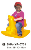 GOLD Yellow Outdoor playground - Seal Rocking Toy