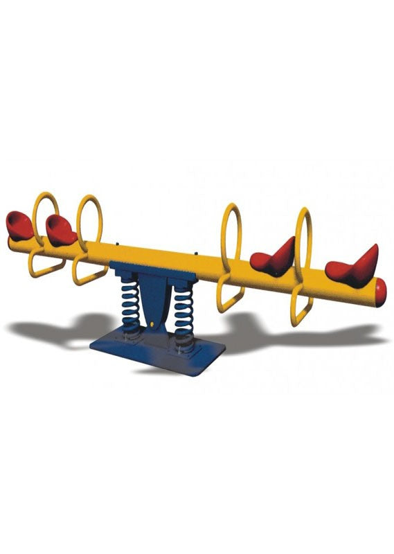 GOLD Yellow Outdoor playground -traditional seesaw
