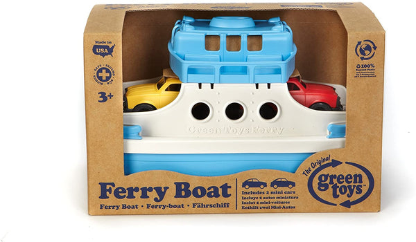 GREEN TOYS FERRY BOAT WITH FASTBACKS