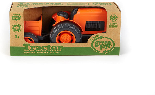 Green ToysTractor - Orange