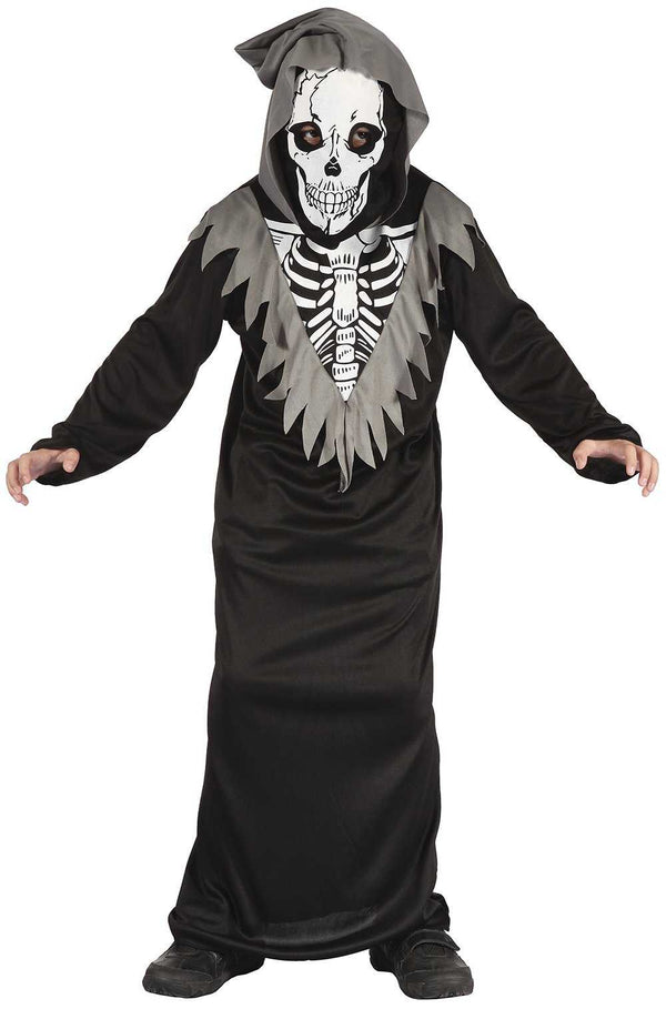 Halloween Skeleton Kids Costume With Mask