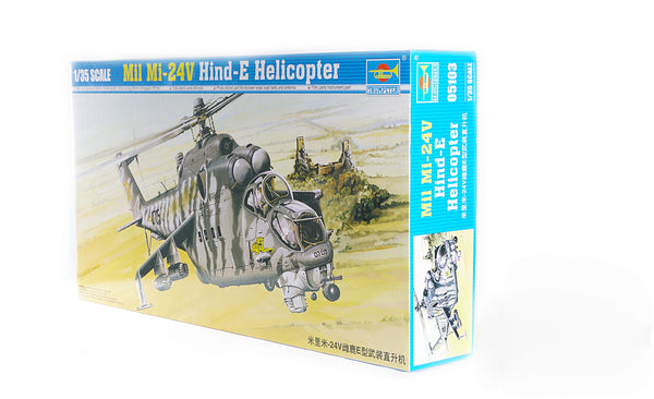 HELICOPTER-1/35 RV05103 TRUMPETER MIL MI-24V HIND-E HELICOPTER