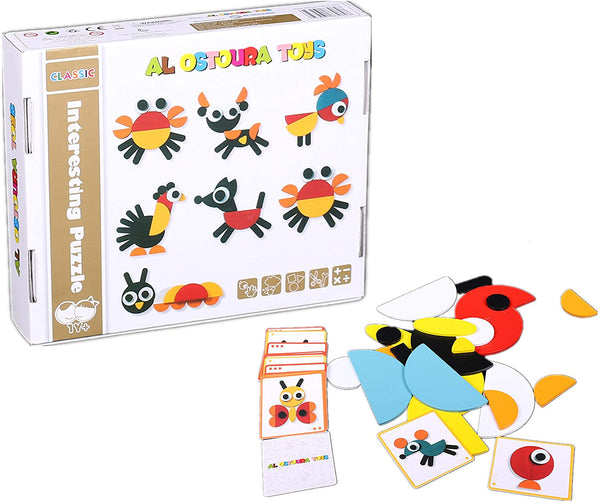 Interesting Educational Wooden Puzzle Toys of Animal