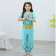Jasmine Princess Aladdin Costume Dress
