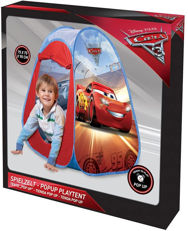 JOHN - DISNEY CARS POP UP PLAY TENT, IN A DISPLAY BOX