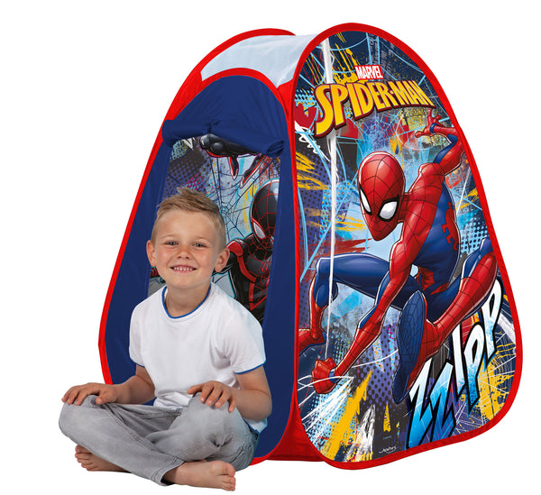 JOHN - SPIDERMAN POP UP PLAY TENT, IN A DISPLAY BOX