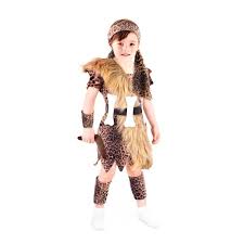 Jungle Stone Age Girl Kids Costume