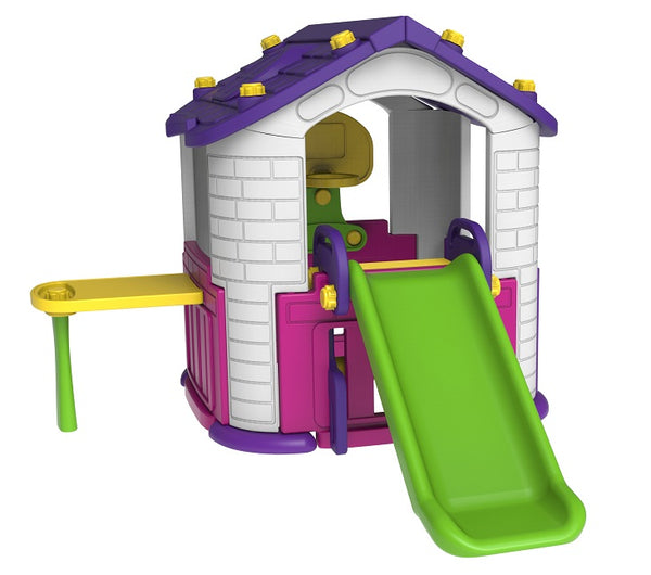 Kids Playhouse With One Table and One Slide