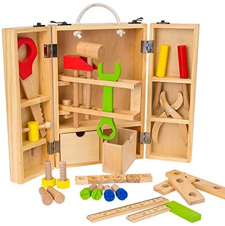 kids wooden Tool Box