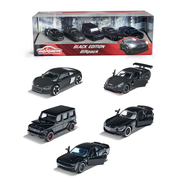 MAJORETTE - Black Edition 5 Pieces Giftpack