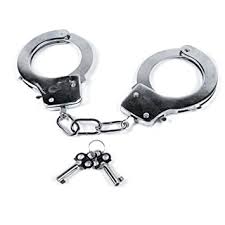Metal Sheriff Handcuffs - Plan Toys