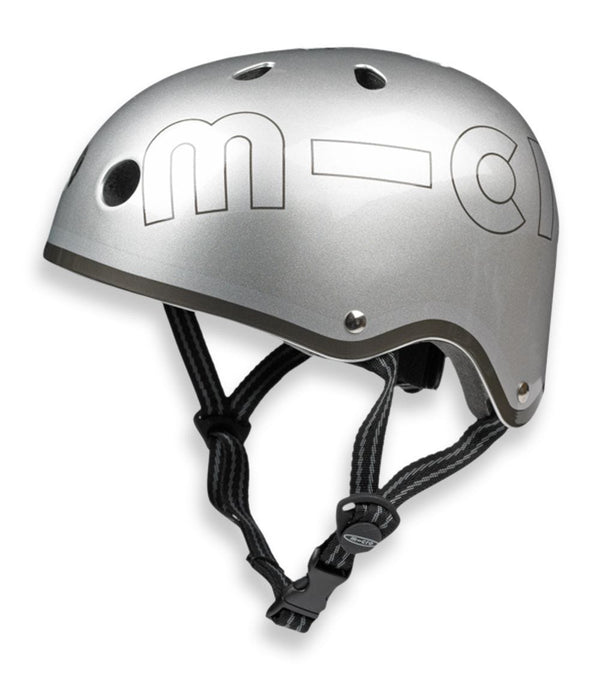 Micro Helmet - Metallic Silver M