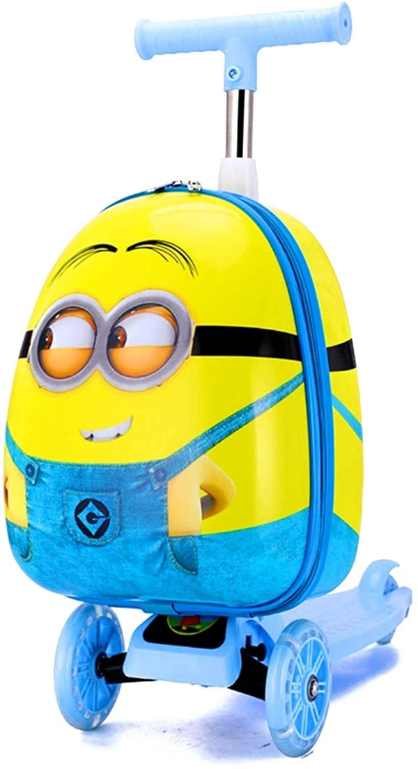 Minion Scooter Luggage suitcase