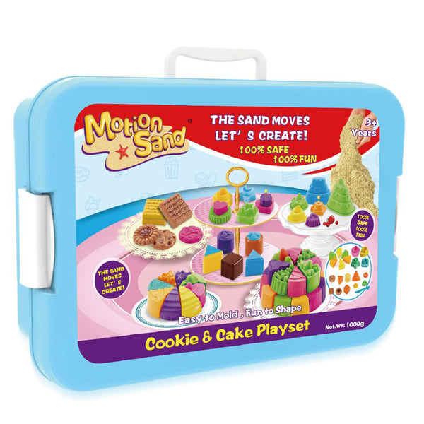 Motion Sand Deluxe Bucket Cookie & Cake Playset