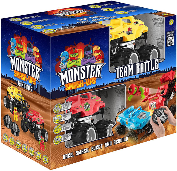 MSU Monster Smash Ups Remote Control Monster Truck With Accessories - Multicolor