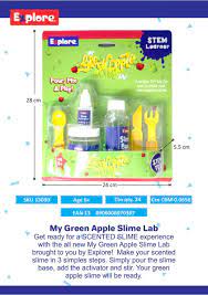 My Green Apple Slime Lab
