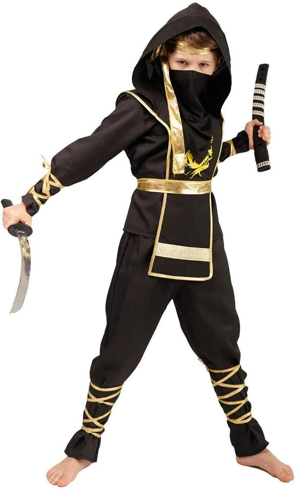 Ninja Warrior Samurai Kids Costume