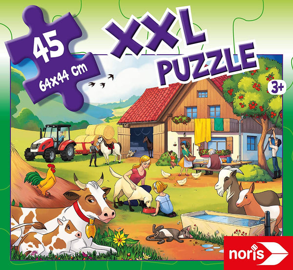 Noris - NORIS - XXL PUZZLE HOLIDAY ON THE FARM, 45PCS