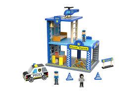 OX POLICE STATION LARGE BUILDING SET - Plan Toys