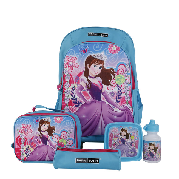 Parajohn 5 in 1 Wheeled School Backpack Set with Lunch Box