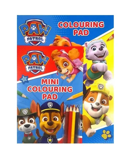 Paw Patrol Mini Coloring Pad - English