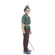 Peter Pan Green Kids Costume