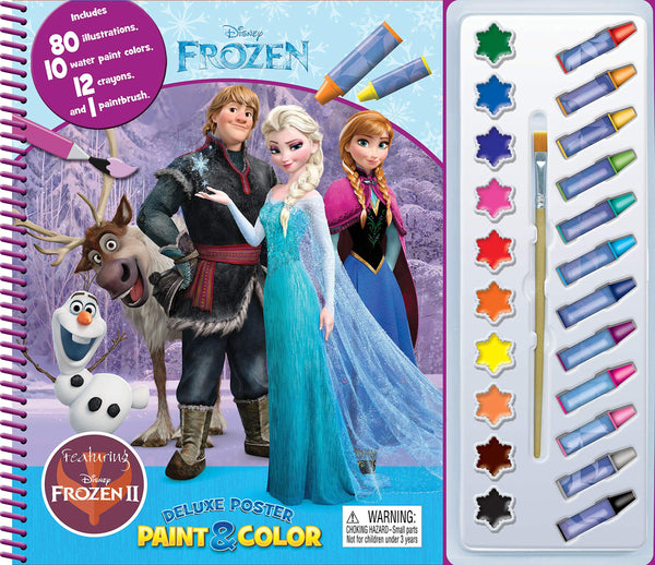 Phidal Disney Frozen Deluxe Poster Paint and Color - English