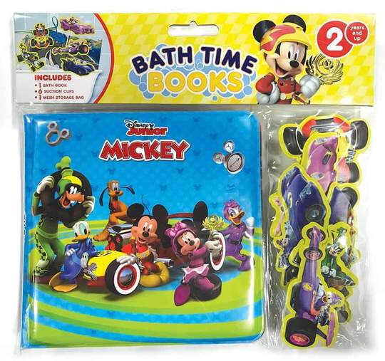 Phidal Disney Mickey Mouse Bath Time Water Proof Book - English