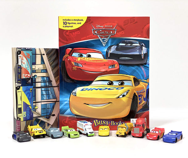 Phidal Disney Pixar Cars 3 My Busy Books - English