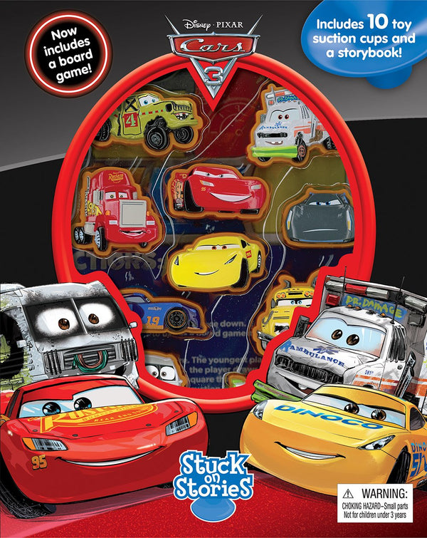 Phidal Disney Pixar's Cars 3 Activity Book Stuck on Stories - Multicolour