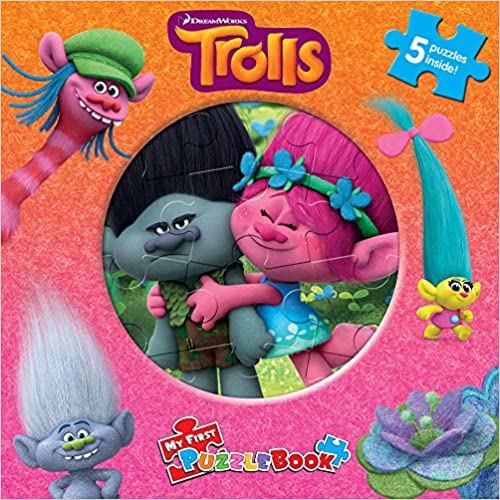 Phidal Dreamworks Trolls My First Puzzle Book - English