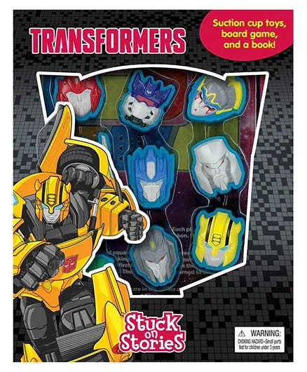 Phidal Hasbro's Transformers Activity Book Stuck on Stories - Multicolour