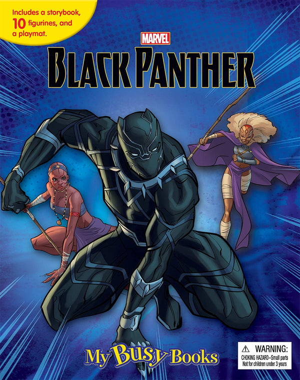 Phidal Marvel Black Panther Themed My Busy Books - Black