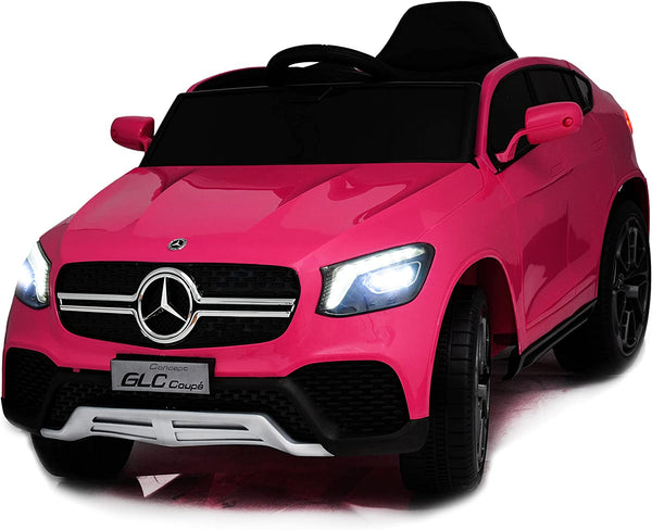 Pink Mercedes Benz GLC ride on car